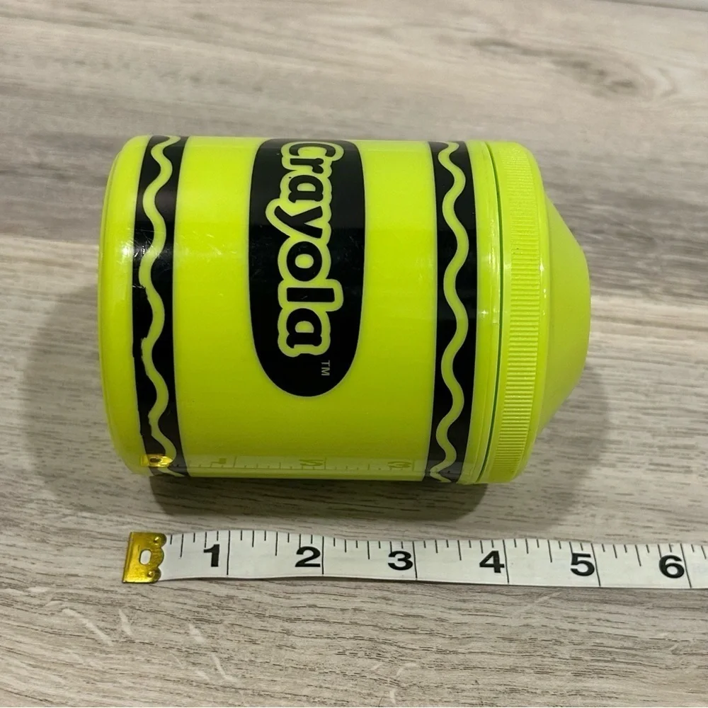 Crayola Hot Cold Insulated Soup Thermos 10.5oz  Food Container Neon Yellow/Green
